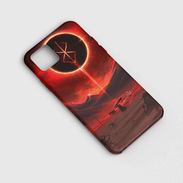 Husa Apple iPhone 13 Mini model Red Eclipse, Silicon, TPU, Viceversa - Viceversa