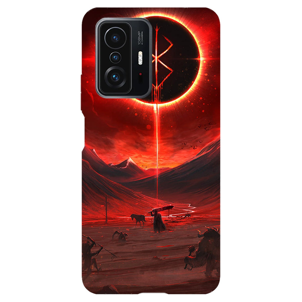 Husa compatibila cu Xiaomi Mi 11 Lite model Red Eclipse, Silicon, TPU, Viceversa