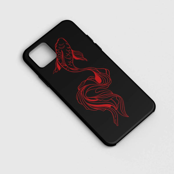 Husa compatibila cu Apple iPhone 14 model Red Koi Fish, Silicon, TPU, Viceversa - Viceversa