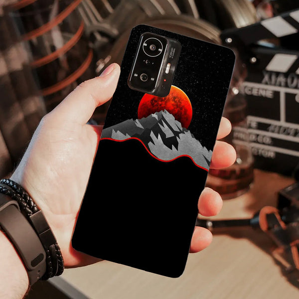 Husa compatibila cu Xiaomi Mi 11 Lite model Red Moon, Silicon, TPU, Viceversa