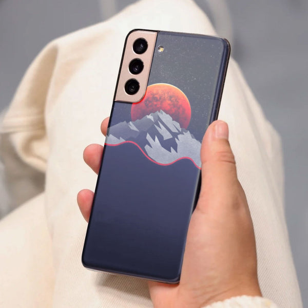 Husa Samsung Galaxy S21 FE model Red Moon, Silicon, TPU, Viceversa