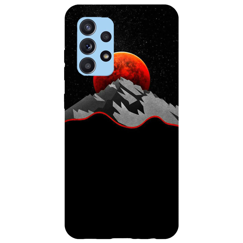 Husa Samsung Galaxy Galaxy A72 model Red Moon, Silicon, TPU, Viceversa