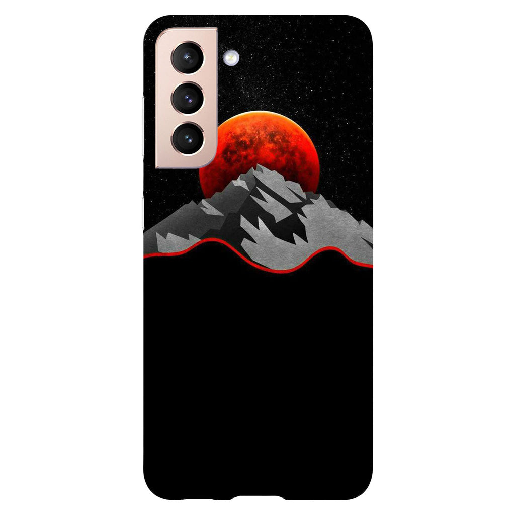 Husa Samsung Galaxy S21 FE model Red Moon, Silicon, TPU, Viceversa