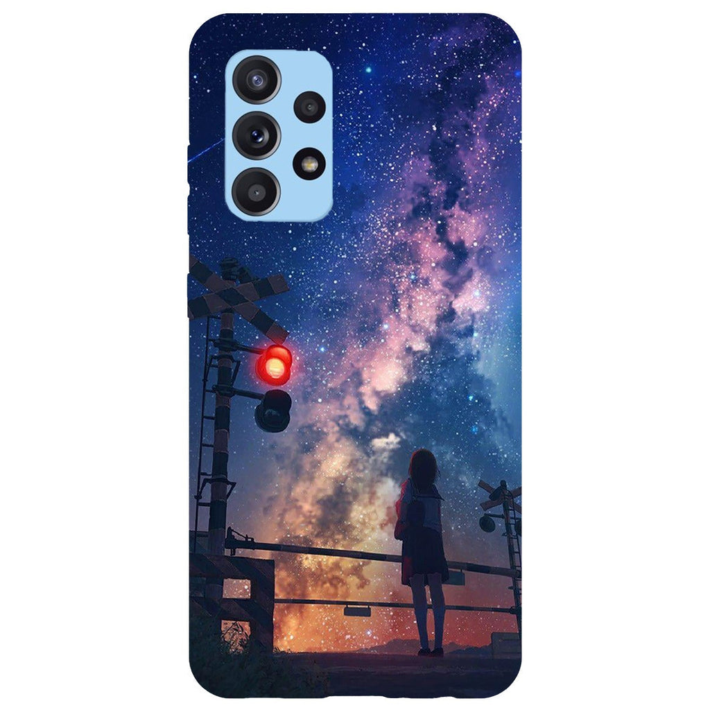 Husa compatibila cu Samsung Galaxy A73 5G model Red Light, Silicon, TPU, Viceversa