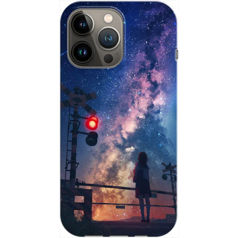 Husa compatibila cu Apple iPhone 14 Pro Max model Red Light, Silicon, TPU, Viceversa - Viceversa