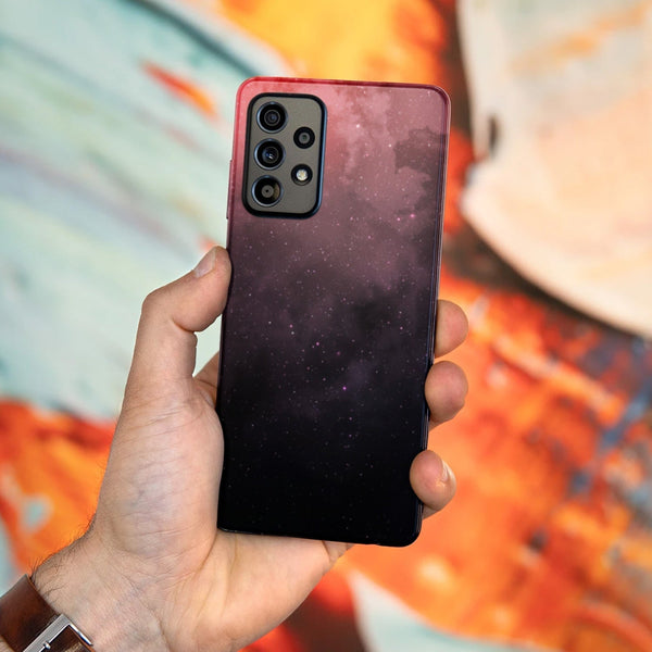 Husa compatibila cu Samsung Galaxy A73 5G model Red stars, Silicon, TPU, Viceversa