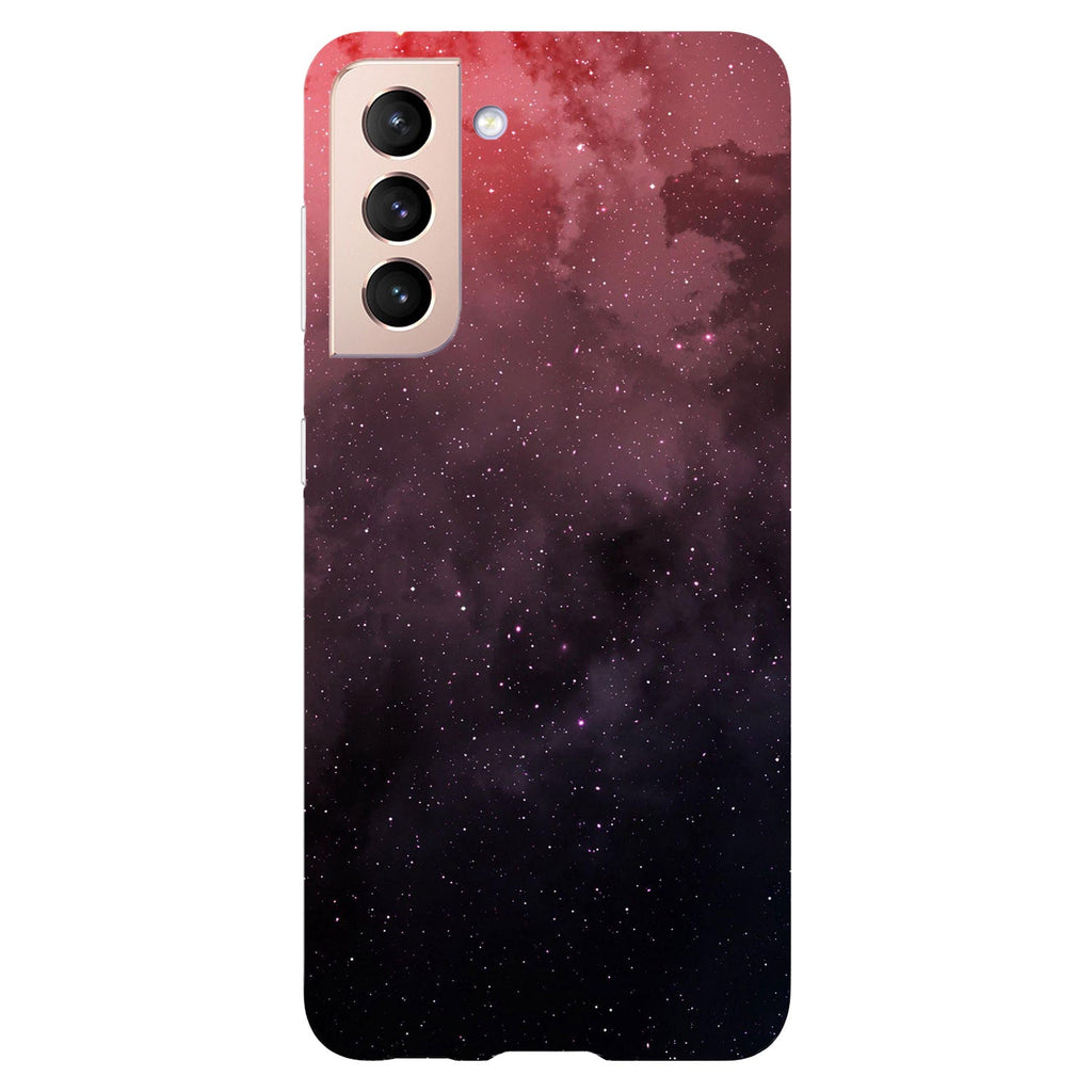 Husa Samsung Galaxy S21 FE model Red stars, Silicon, TPU, Viceversa