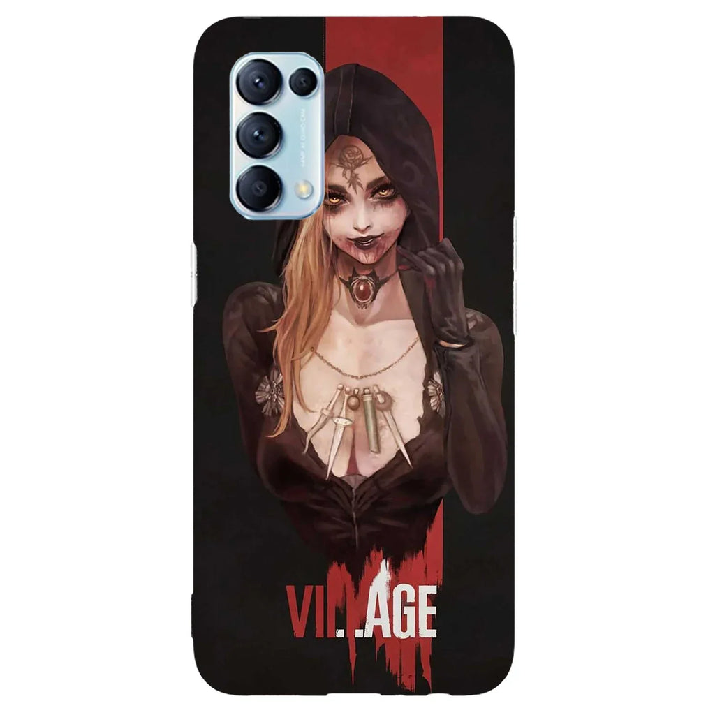 Husa compatibila cu Oppo Reno 6 5G model Resident Evil Village, Silicon, TPU, Viceversa - Viceversa