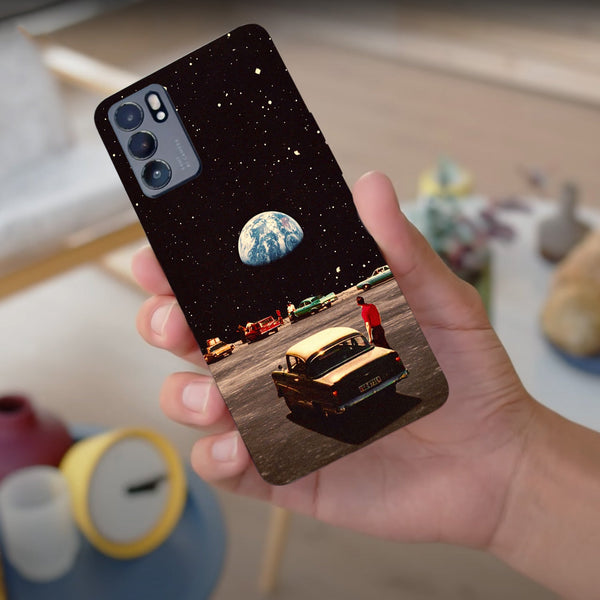 Husa compatibila cu Oppo Reno 5 4G model Retro Cinema, Silicon, TPU, Viceversa