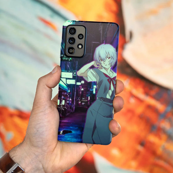 Husa compatibila cu Samsung Galaxy A53 5G model Rey Evangelion, Silicon, TPU, Viceversa - Viceversa
