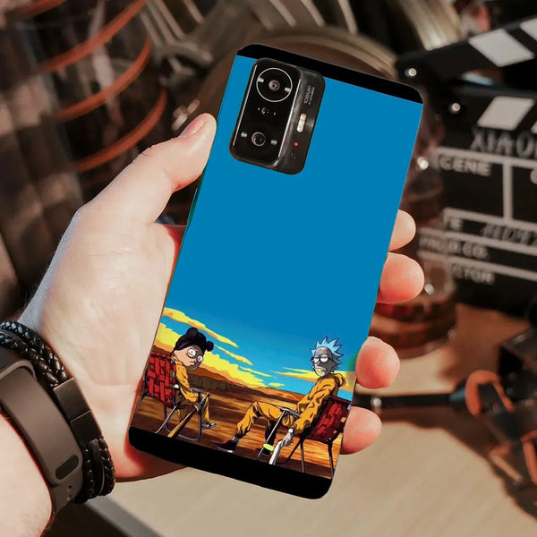Husa compatibila cu Xiaomi Mi 11T Pro model Rick And Morty Breaking Bad, Silicon, TPU, Viceversa - Viceversa