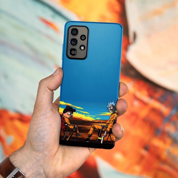 Husa Samsung Galaxy Galaxy A72 model Rick And Morty Breaking Bad, Silicon, TPU, Viceversa