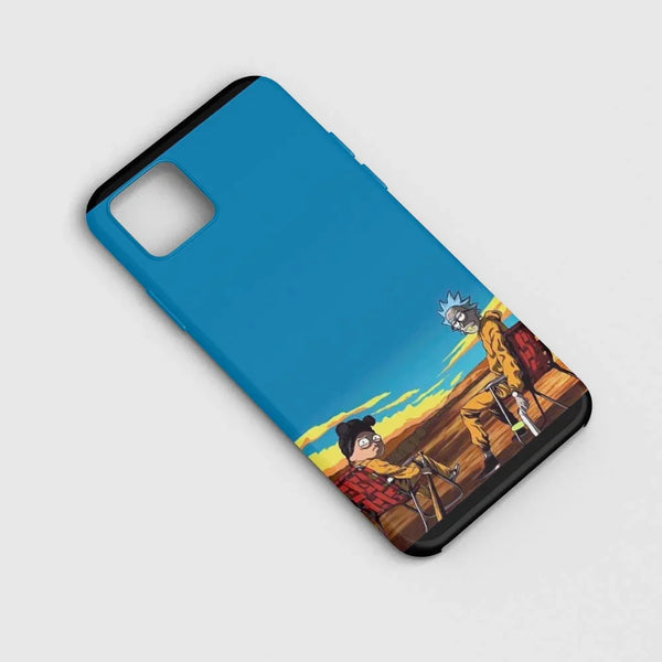 Husa Apple iPhone 11 Pro model Rick And Morty Breaking Bad, Silicon, TPU, Viceversa - Viceversa