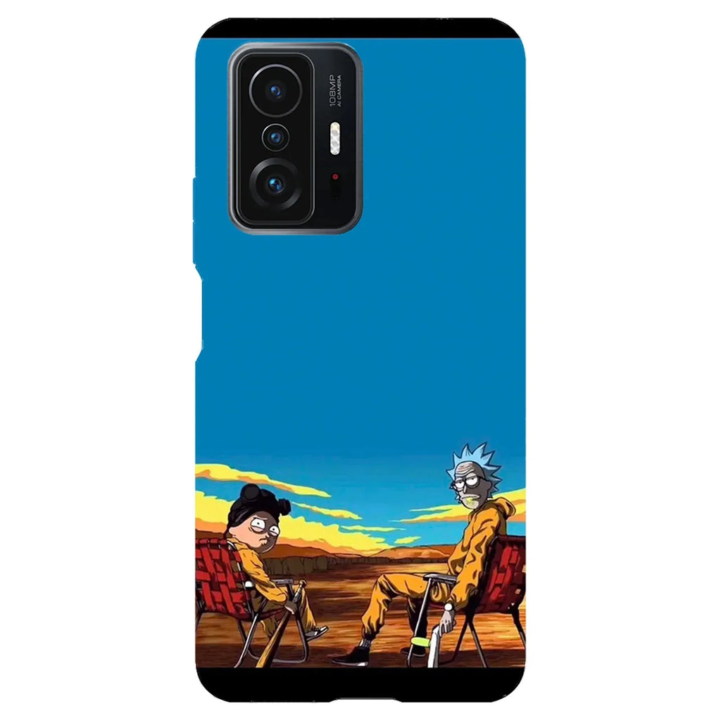 Husa compatibila cu Xiaomi Mi 8 Lite model Rick And Morty Breaking Bad, Silicon, TPU, Viceversa - Viceversa