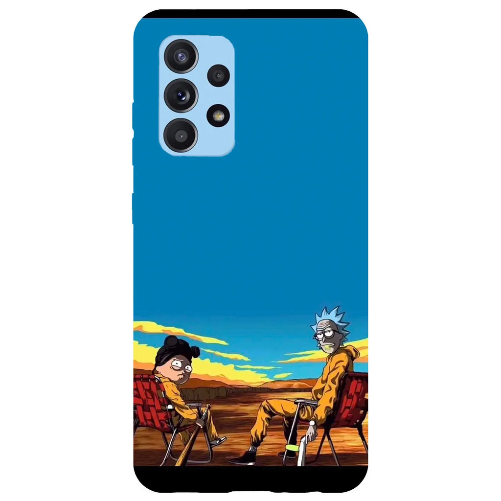 Husa Samsung Galaxy Galaxy A52s 5G model Rick And Morty Breaking Bad, Silicon, TPU, Viceversa - Viceversa