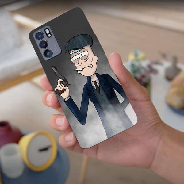 Husa compatibila cu Oppo Reno 5 4G model Rick Peaky Blinder Crossover, Silicon, TPU, Viceversa