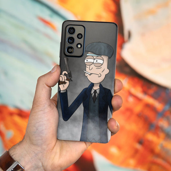 Husa compatibila cu Samsung Galaxy A73 5G model Rick Peaky Blinder Crossover, Silicon, TPU, Viceversa