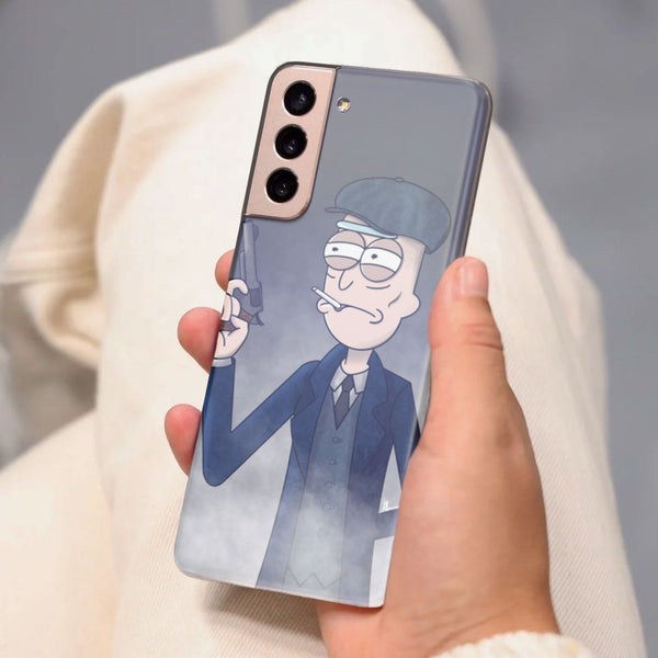Husa Samsung Galaxy S21 FE model Rick Peaky Blinder Crossover, Silicon, TPU, Viceversa