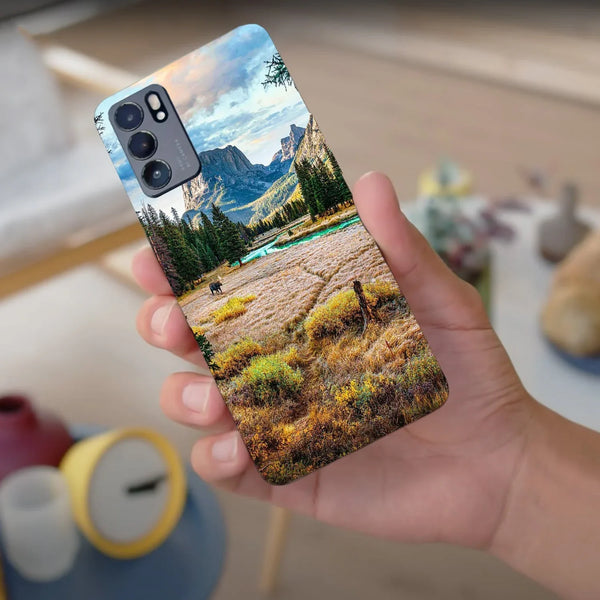 Husă din silicon Oppo Find X3 cu River range wyoming