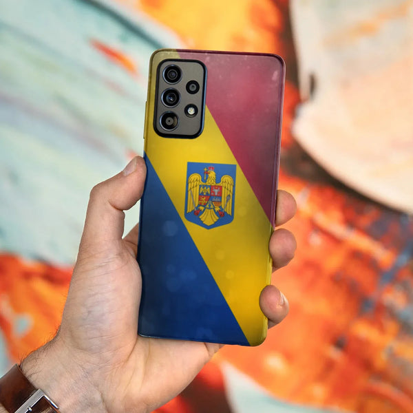 Husa compatibila cu Samsung Galaxy A53 5G model Romania Flag, Silicon, TPU, Viceversa - Viceversa