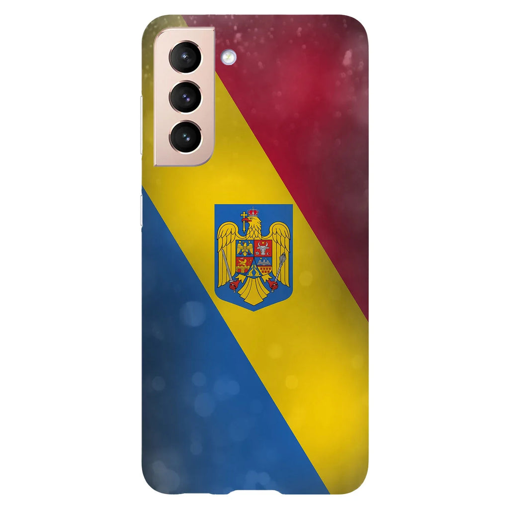 Husa compatibila cu Samsung Galaxy S22 model Romania Flag, Silicon, TPU, Viceversa - Viceversa