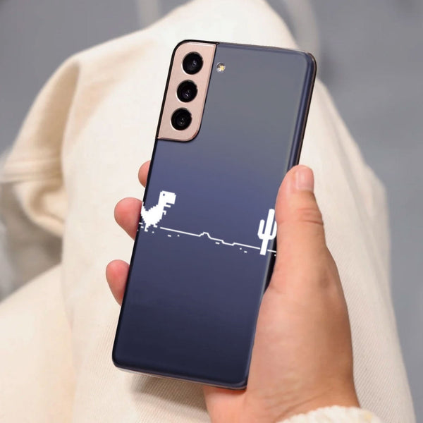 Husa compatibila cu Samsung Galaxy S21 FE model Run for your life, Silicon, TPU, Viceversa