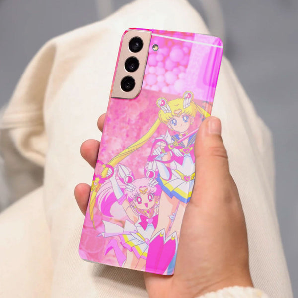 Husa compatibila cu Samsung Galaxy S21 Plus model Sailor Moon, Silicon, TPU, Viceversa