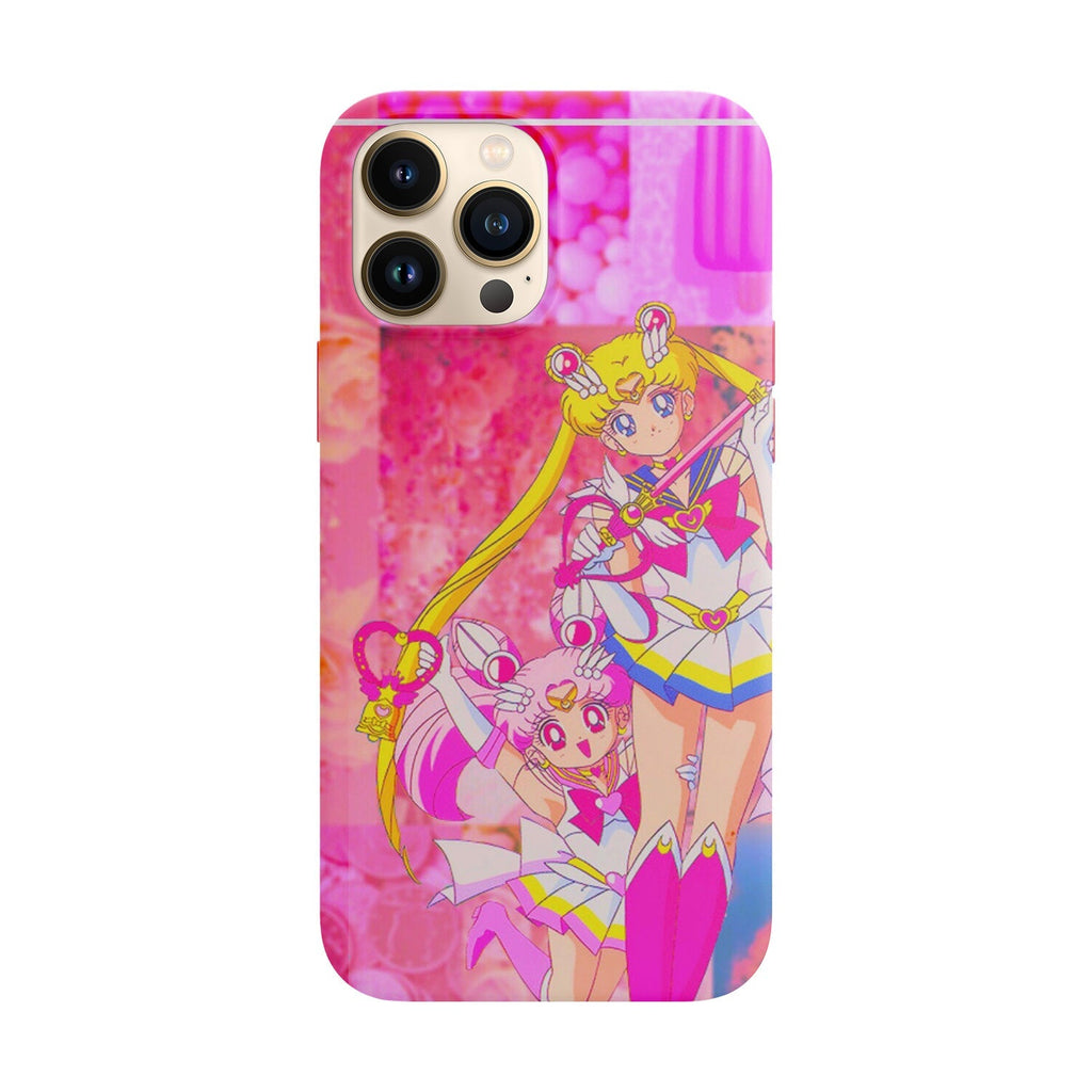 Husa compatibila cu Apple iPhone 14 model Sailor Moon, Silicon, TPU, Viceversa