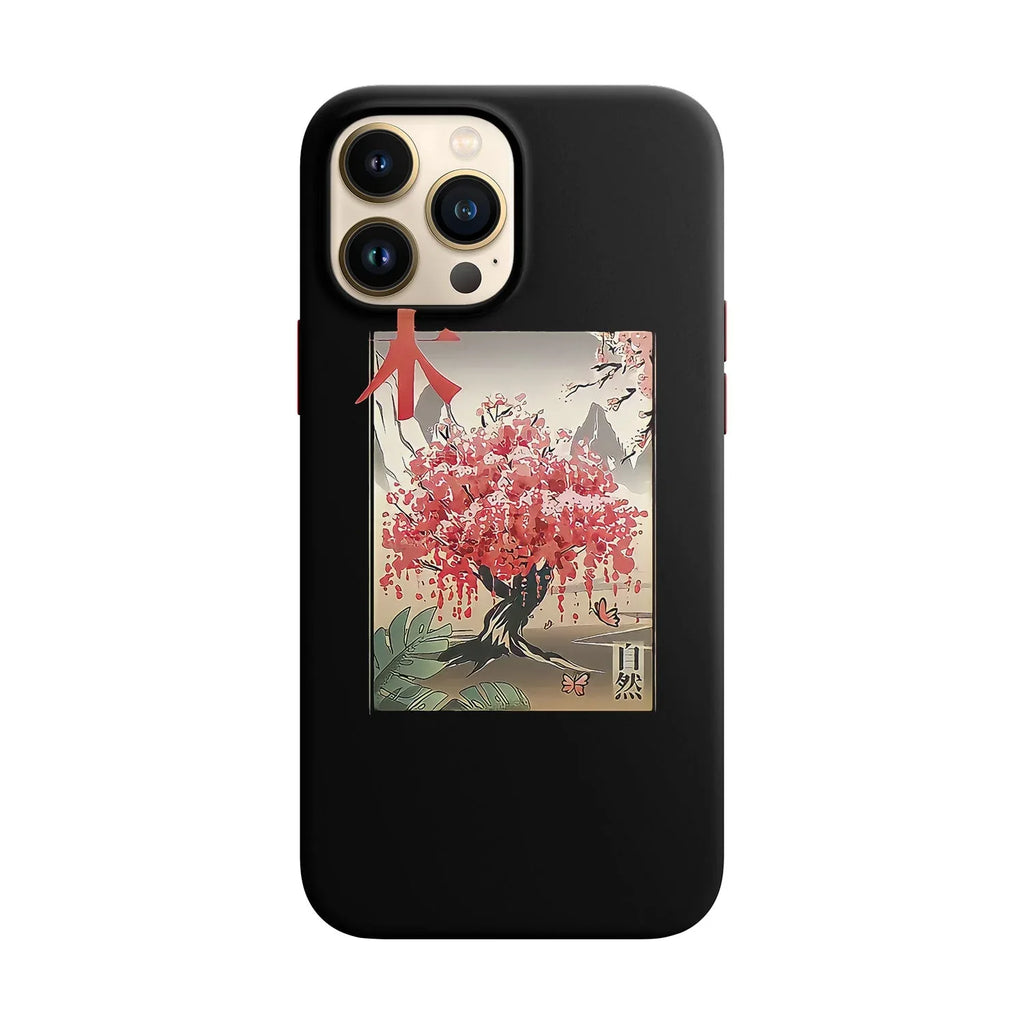 Husa compatibila cu Apple iPhone 11 Pro model Sakura tree, Silicon, TPU, Viceversa - Viceversa