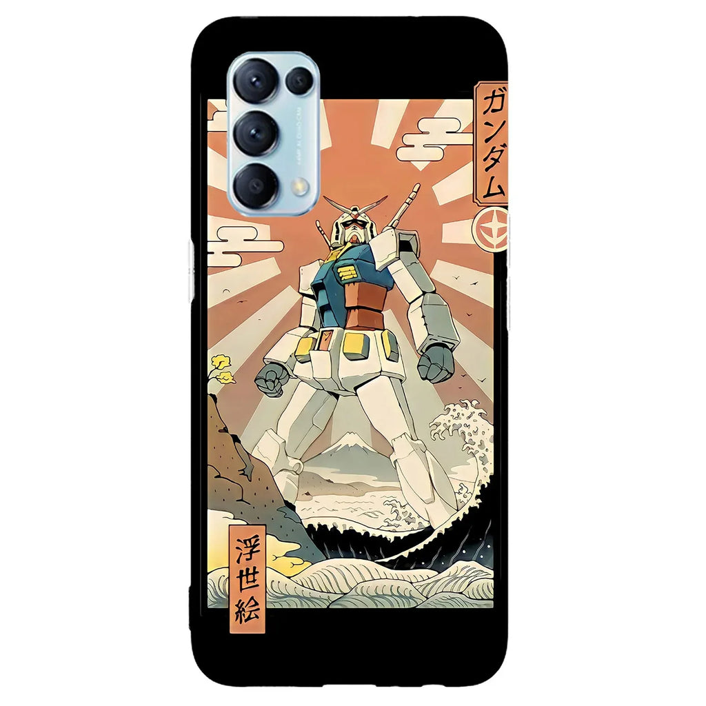 Husa compatibila cu Oppo A15 model Samurai Robot Suit, Silicon, TPU, Viceversa - Viceversa