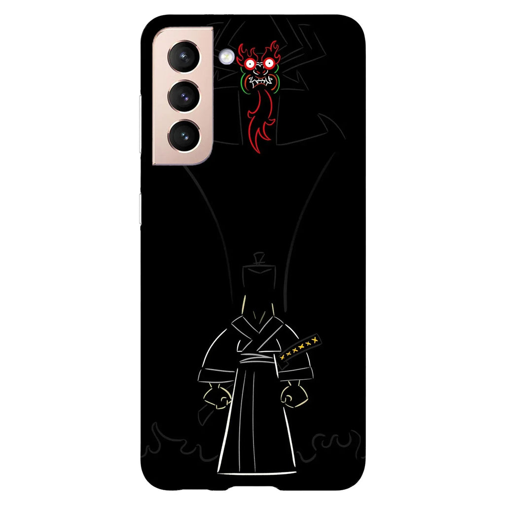 Husa compatibila cu Samsung Galaxy S21 Plus model Samurai Jack, Silicon, TPU, Viceversa - Viceversa