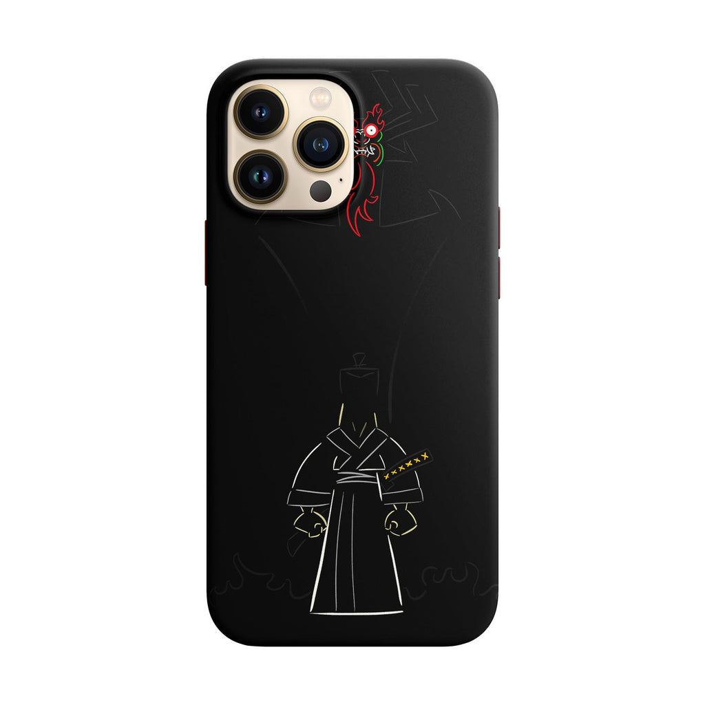 Husa compatibila cu Apple iPhone 13 Pro Max model Samurai Jack,Silicon, Tpu, Viceversa