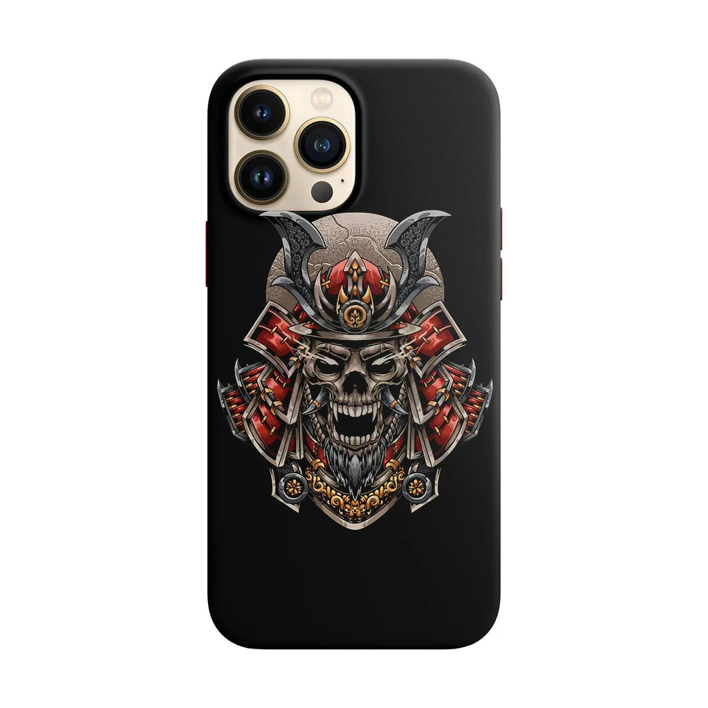 Husa compatibila cu Apple iPhone 13 model Samurai skull,Silicon, Tpu, Viceversa - Viceversa