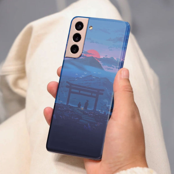 Husa compatibila cu Samsung Galaxy S21 FE model Samurai gate, Silicon, TPU, Viceversa