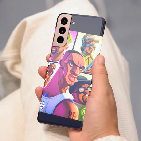 Husa compatibila cu Samsung Galaxy S21 FE model San andreas, Silicon, TPU, Viceversa