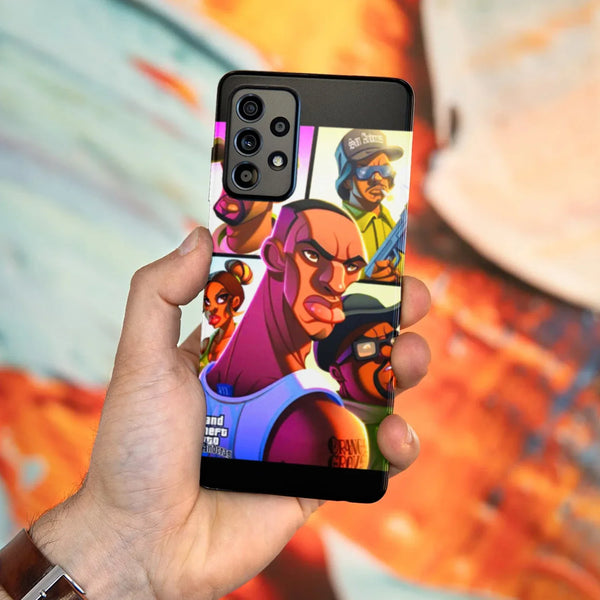 Husa compatibila cu Samsung Galaxy A53 5G model San andreas, Silicon, TPU, Viceversa - Viceversa