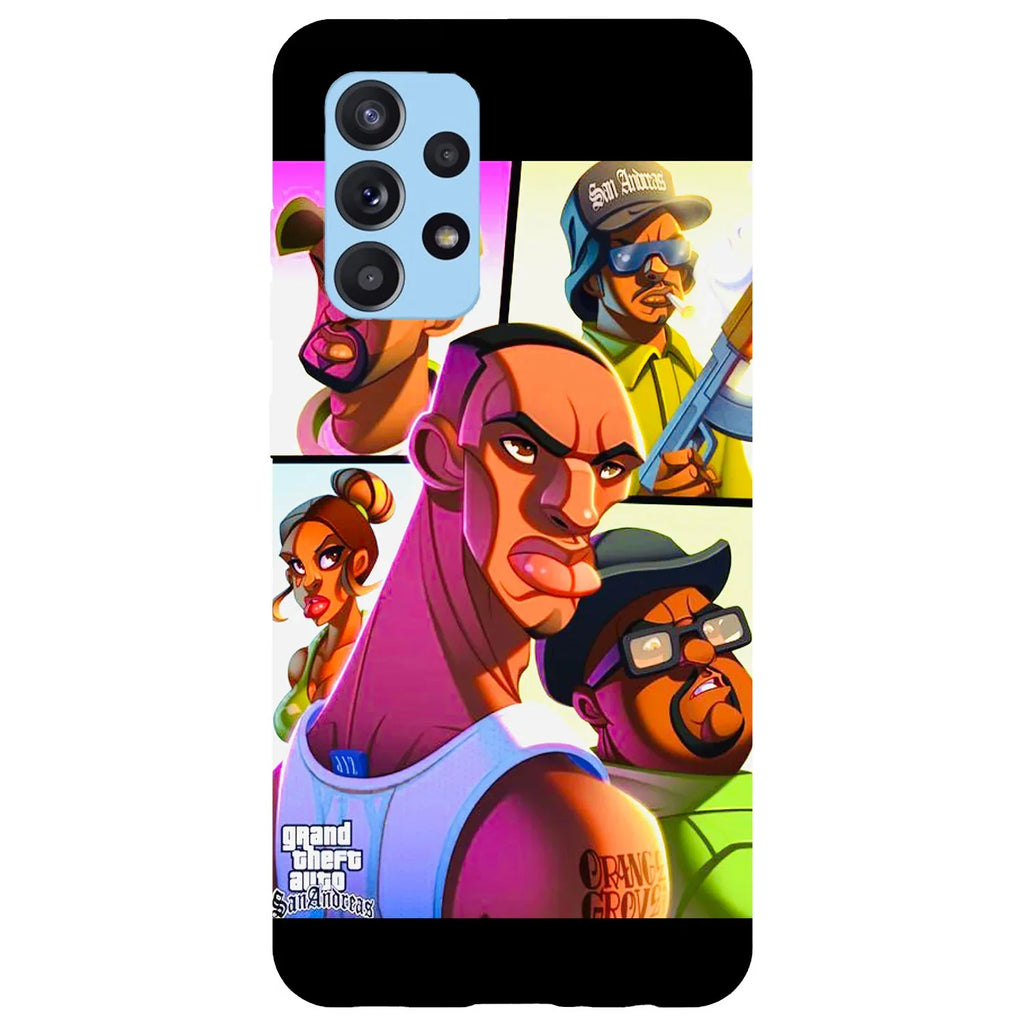 Husa compatibila cu Samsung Galaxy A53 5G model San andreas, Silicon, TPU, Viceversa - Viceversa
