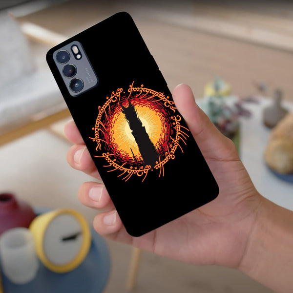 Husa compatibila cu Oppo Reno 5 4G model Sauron Lord Of the Rings, Silicon, TPU, Viceversa