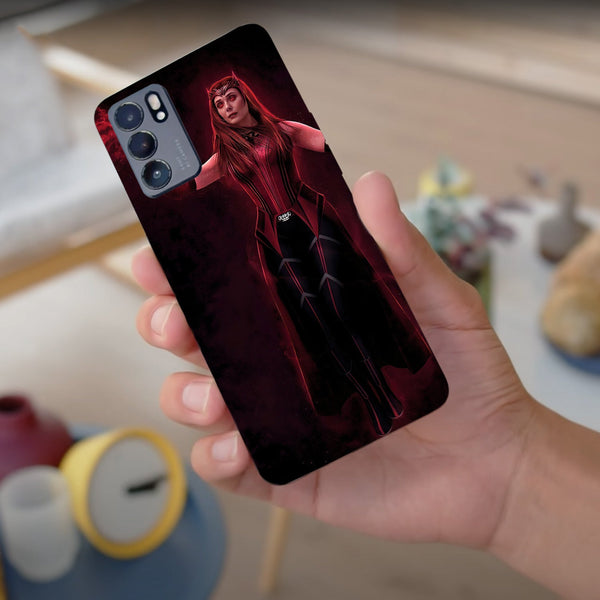 Husa compatibila cu Oppo Reno 5 4G model Scarlet Witch, Silicon, TPU, Viceversa