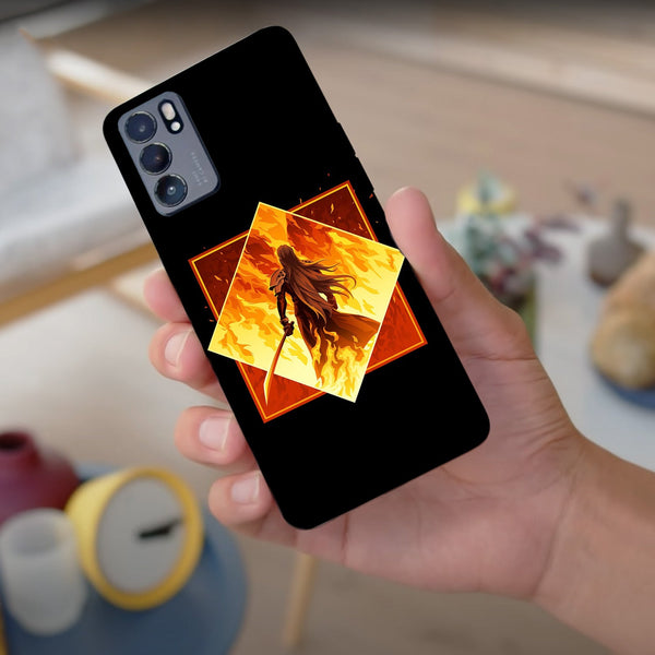 Husa compatibila cu Oppo Reno 5 4G model Sephiroth, Silicon, TPU, Viceversa