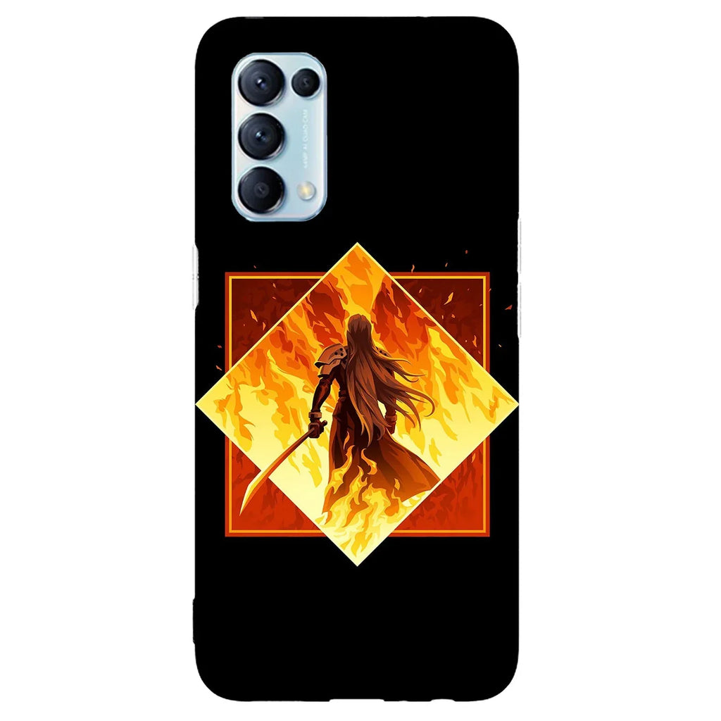 Husa compatibila cu Oppo Reno 5 5G model Sephiroth, Silicon, TPU, Viceversa - Viceversa