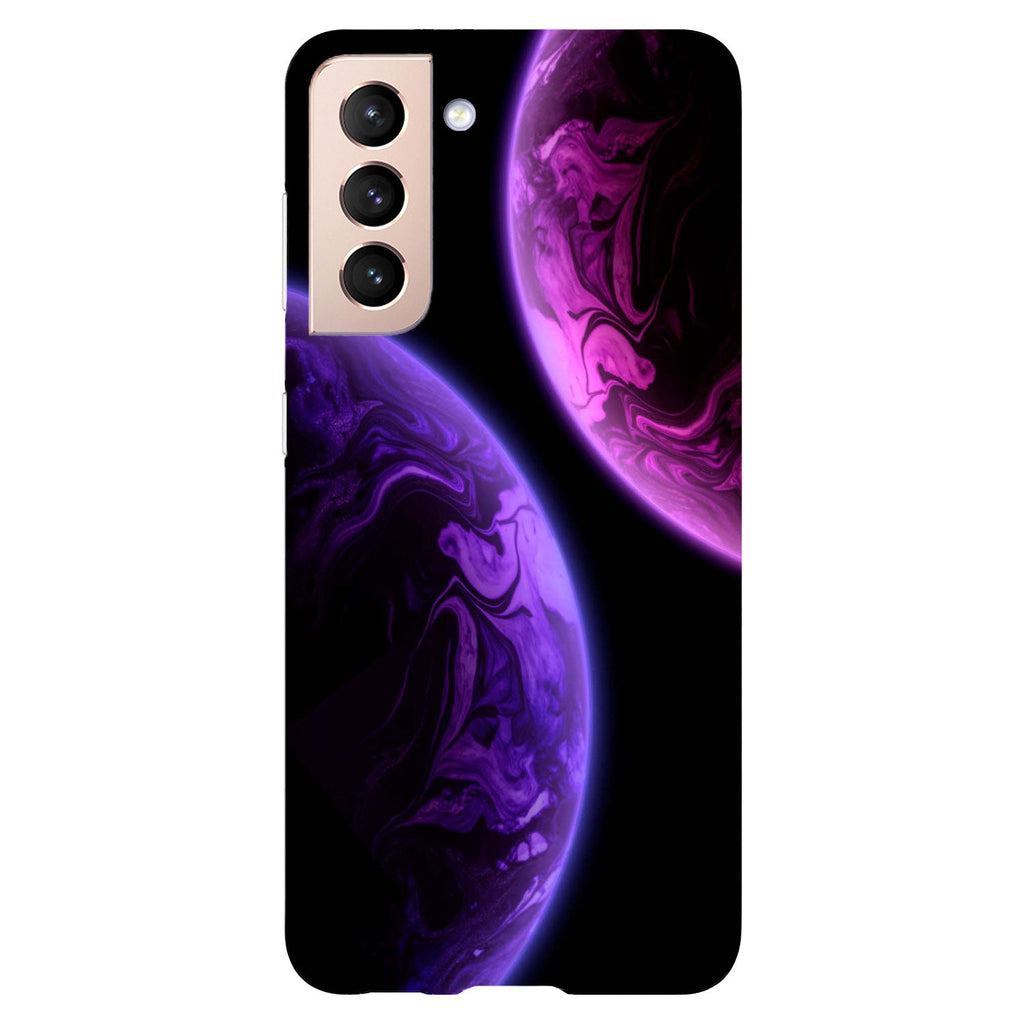 Husa compatibila cu Samsung Galaxy S21 FE model Sister Planets, Silicon, TPU, Viceversa