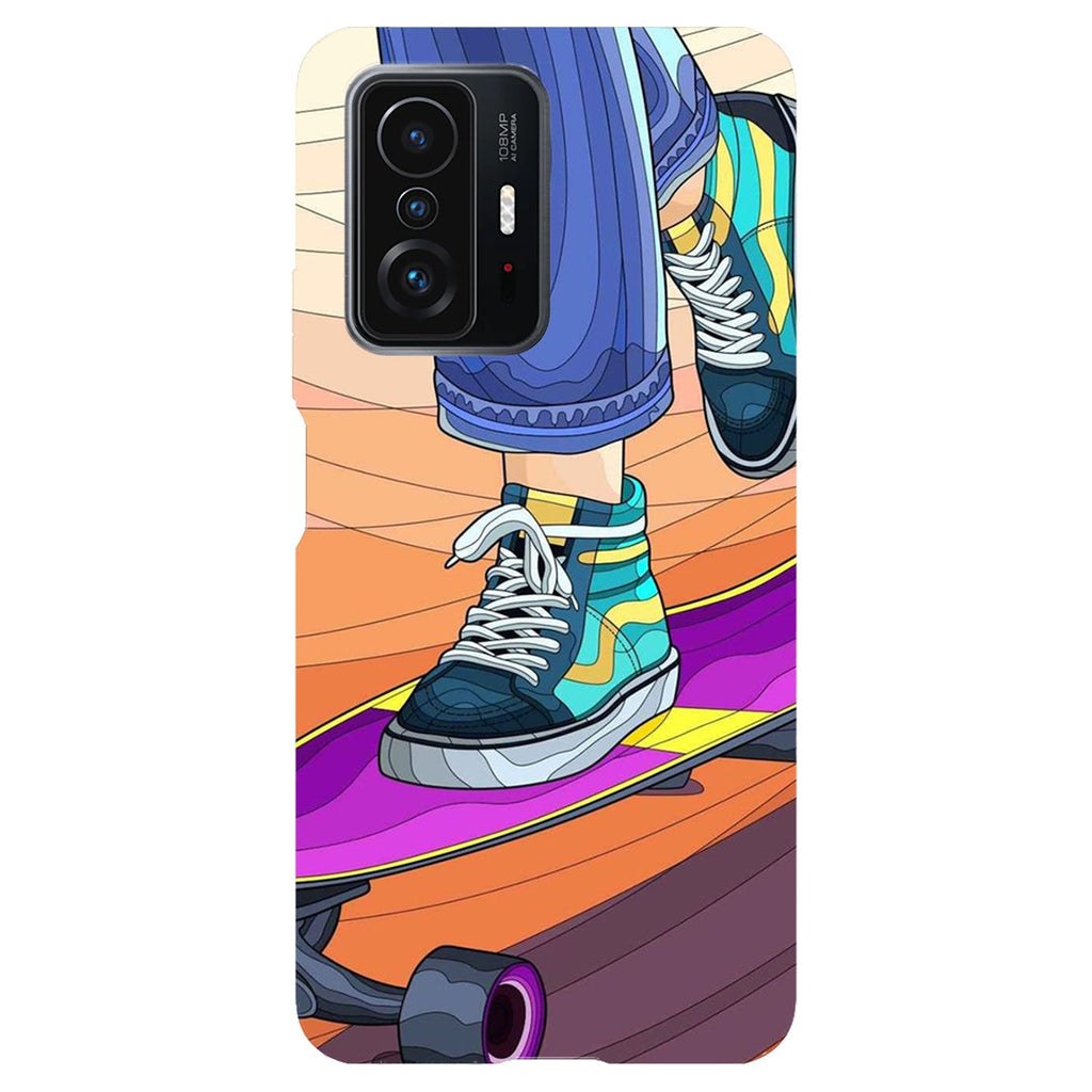 Husa compatibila cu Xiaomi Mi 11 Lite model Skater Girl, Silicon, TPU, Viceversa