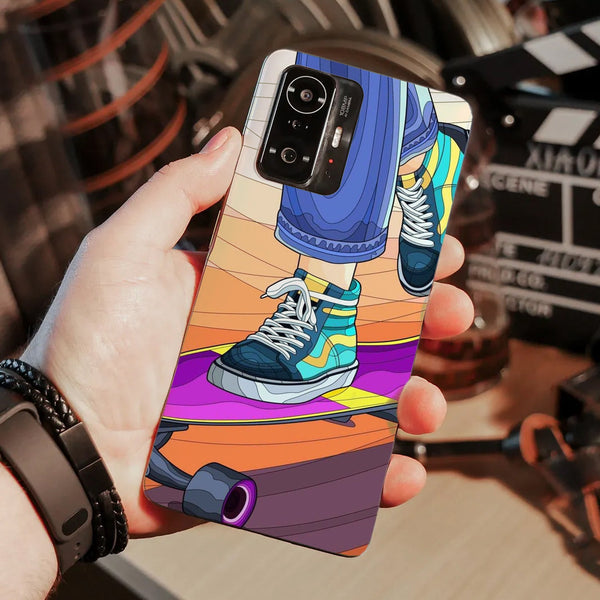 Husa compatibila cu Xiaomi Mi 9T model Skater Girl, Silicon, TPU, Viceversa