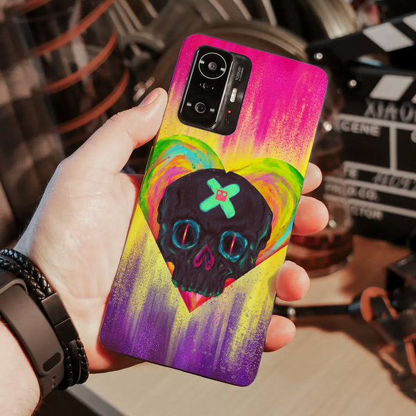 Husa compatibila cu Xiaomi Mi 11 Lite model Skull Art, Silicon, TPU, Viceversa