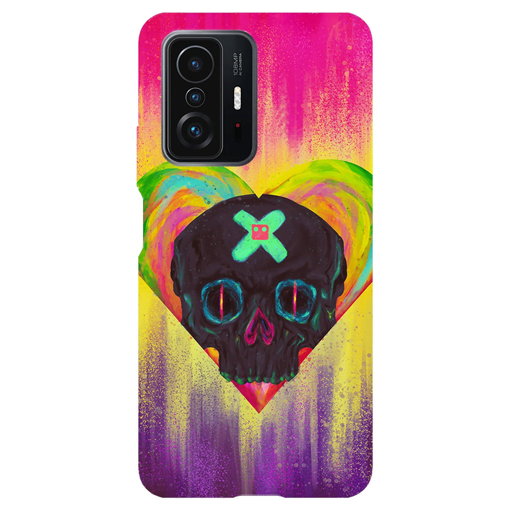 Husa compatibila cu Xiaomi Mi 11 Lite model Skull Art, Silicon, TPU, Viceversa