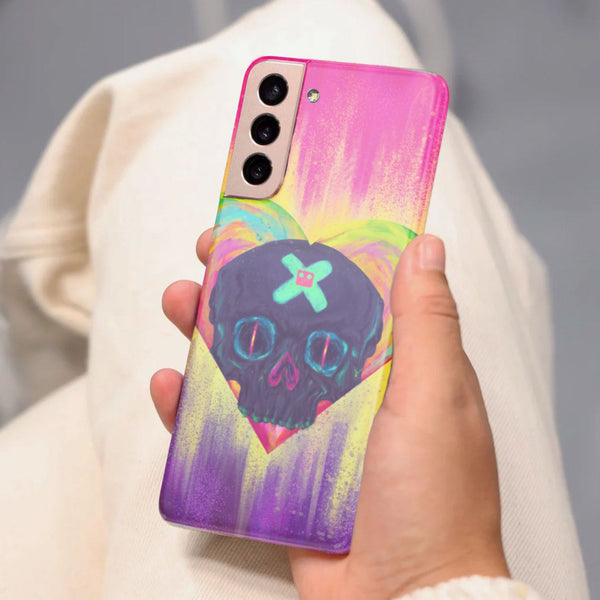 Husa Samsung Galaxy S21 FE model Skull Art, Silicon, TPU, Viceversa