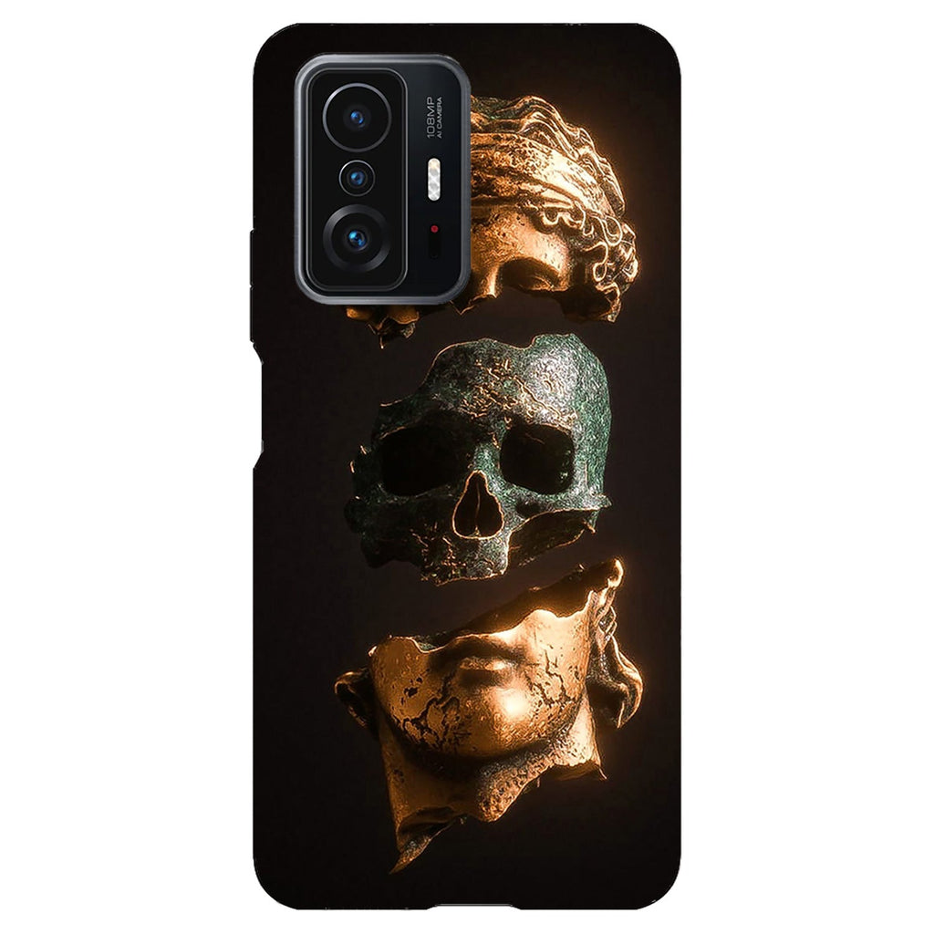 Husa compatibila cu Xiaomi Mi 11 Lite model Skull Statue, Silicon, TPU, Viceversa