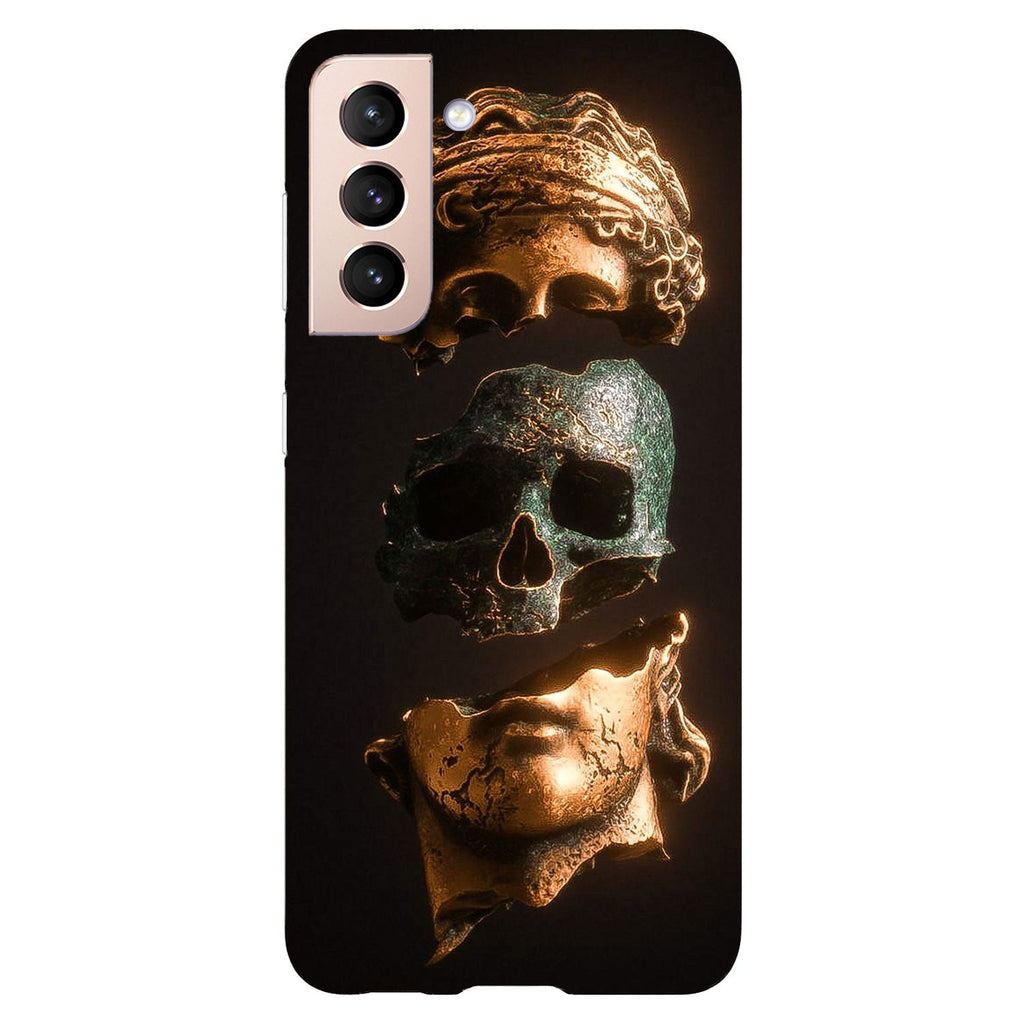 Husa Samsung Galaxy S21 FE model Skull Statue, Silicon, TPU, Viceversa