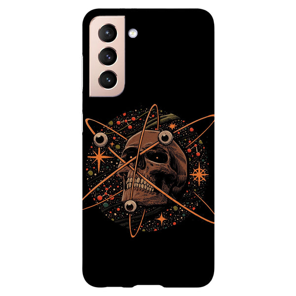 Husa compatibila cu Samsung Galaxy S21 FE model Skull atom, Silicon, TPU, Viceversa